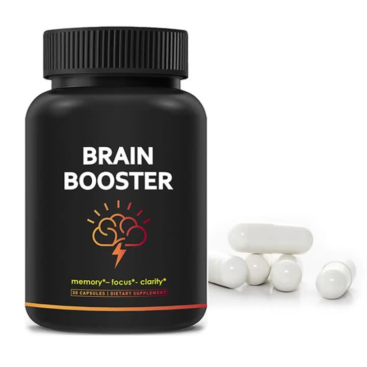 Natural Healthcare Care Brain Boost Memory Focus Capsules1