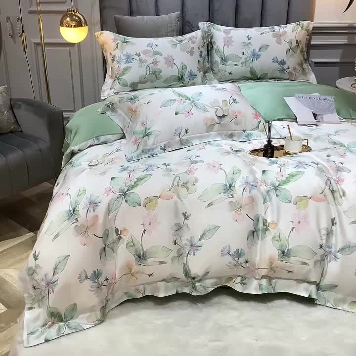 tencel spring summer bedding sets 