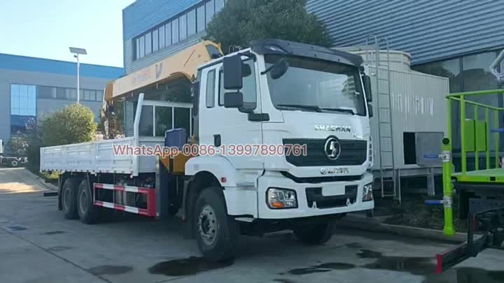 shacman crane truck