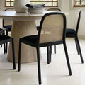Factory Direct Commercial Furniture Fast Food Shop Wood en touw handgemaakte stoelen voor restaurant1