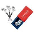 Portable Professional Golf Ball Tees with Aiming Arrow to Increase Distance by 10 Degrees1