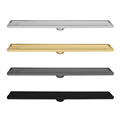 Linear Shower Tile Insert Drain for Bathroom Floor Drain Rectangular Free-Cut Length1
