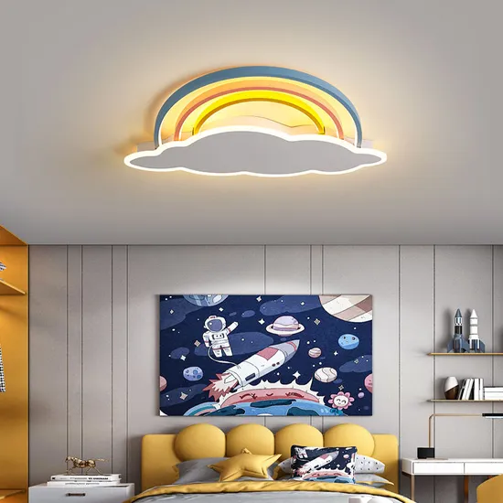 Luz do teto do quarto, criatividade moderna, luminária inteligente da sala