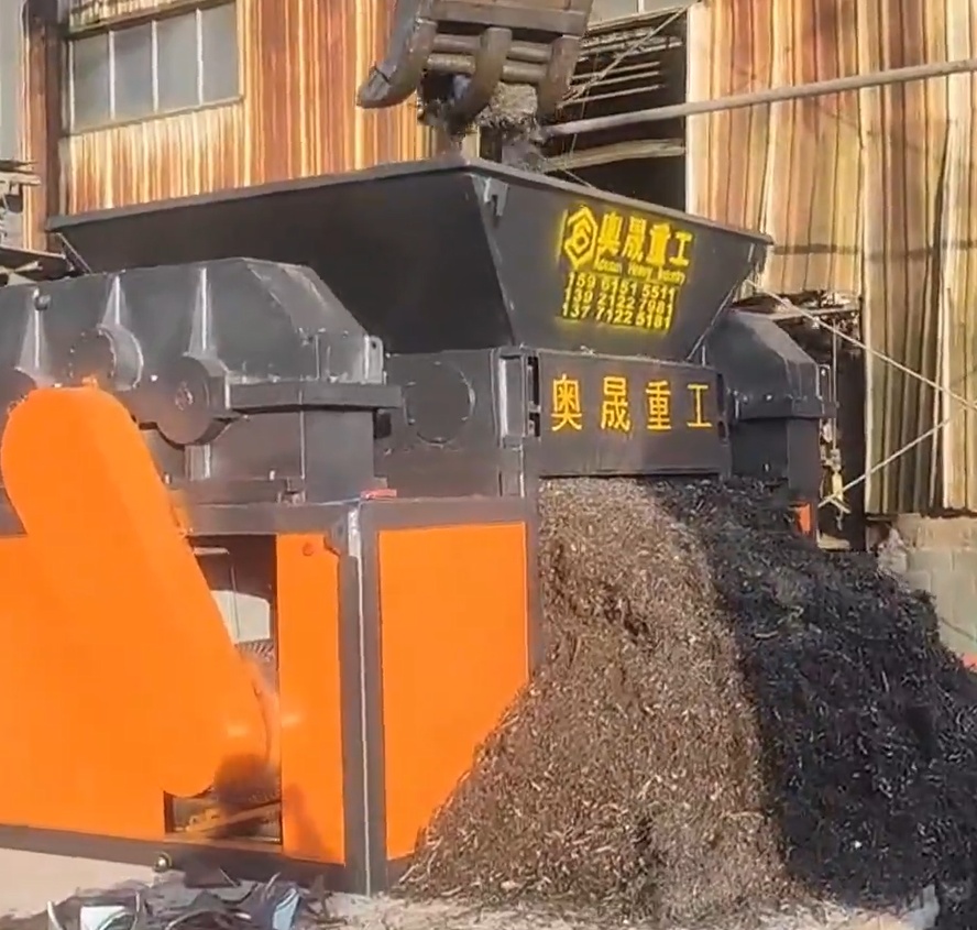 Shredder di trucioli di alluminio