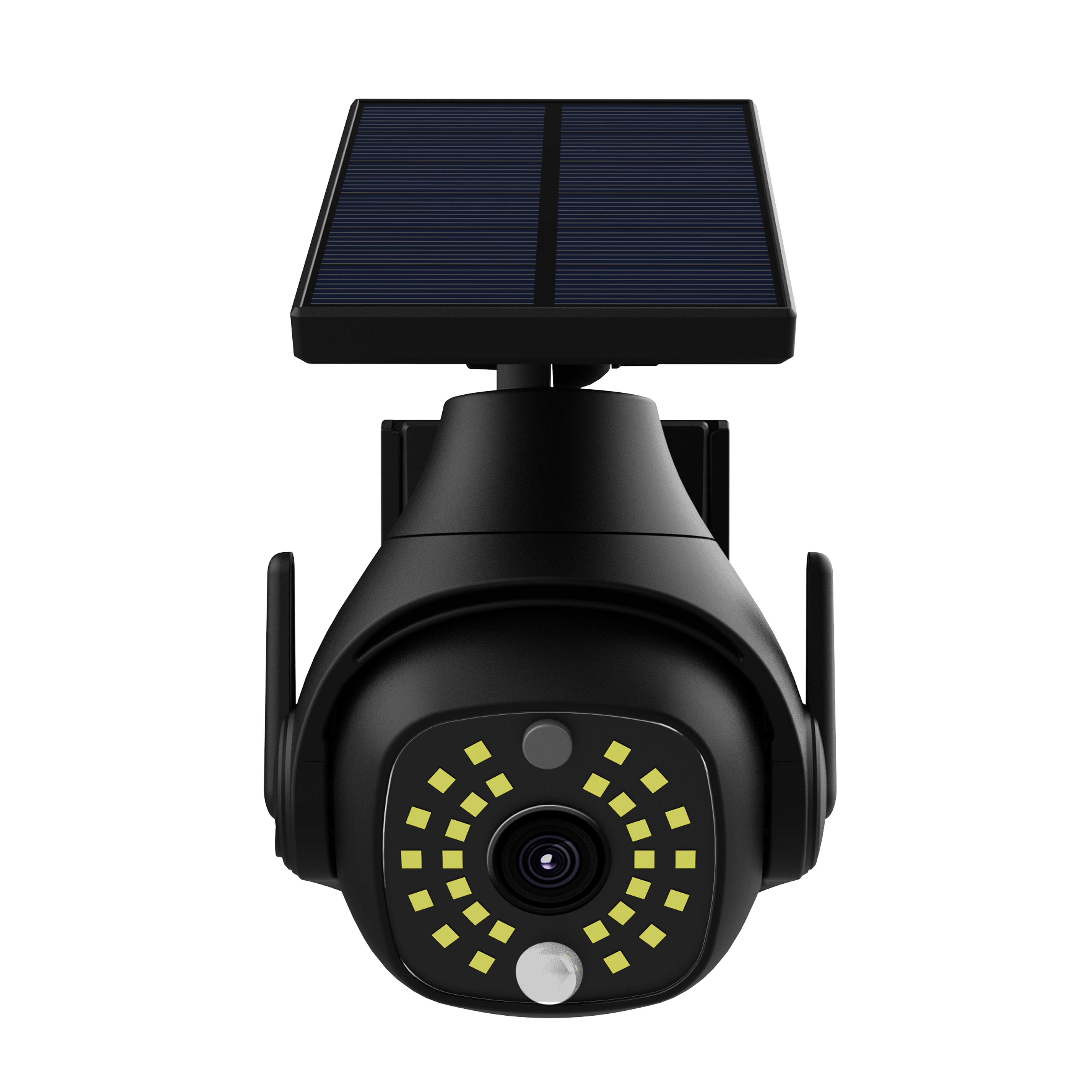 Solar Sensor Wall lamp with fake camera warning