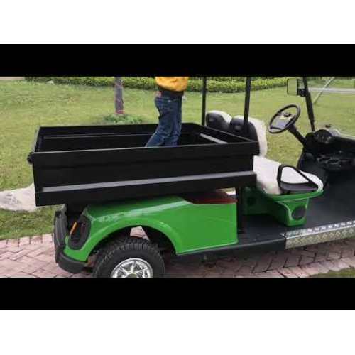 2 seats utility golf cart with rear cargo box/ golf cart with cargo bed