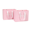Pink Boutique Gold Foil Stamping Paper Bag1