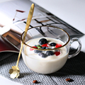 Wholesale Heat Resistant Glass Mugs with Gold Border1