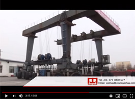 300t Yacht Crane Running Test