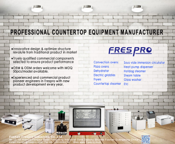 Frespro Catering  Equipment Presentation