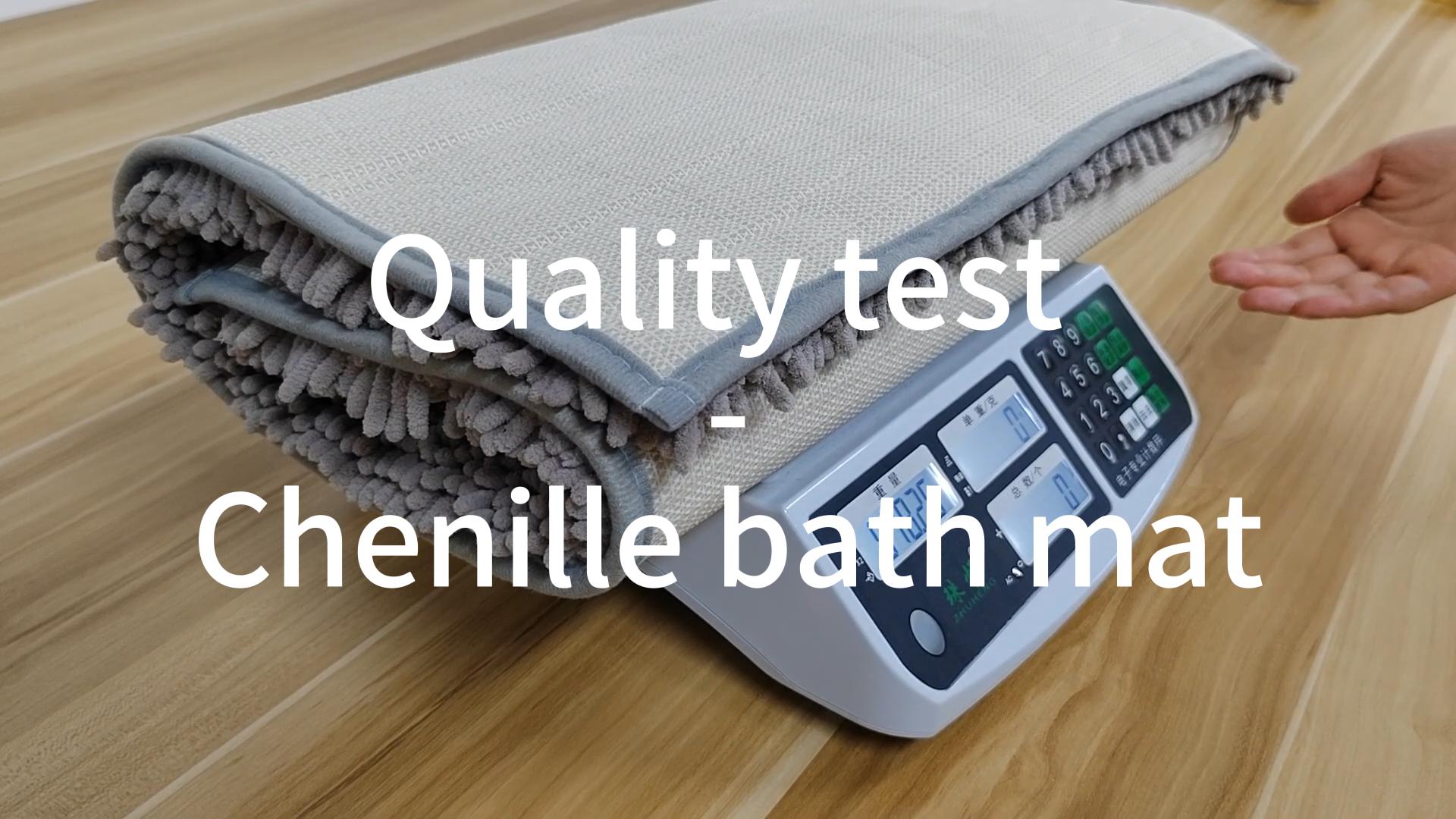 Mat de bain Test-Chenille de qualité
