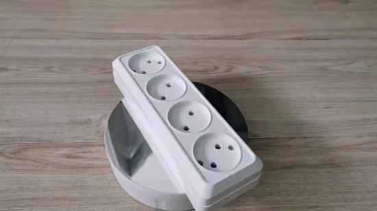 Sakelar Dinding Daya Terpasang di Permukaan Gaya Eropa 10A 250V (S1101)1