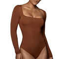 Προσαρμοσμένο σχεδιασμό spandex κορμάκια για τις γυναίκες συν μέγεθος σέξι μακρύ μανίκι jumpsuits1