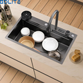 Fashionable Nano Black Stainless Steel 304 Kitchen Sink1