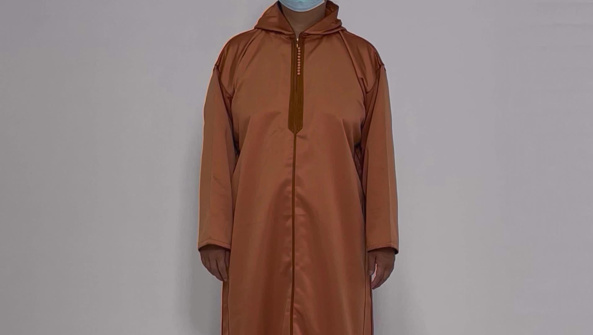 Design islamico Abaya/Kurta Designs per uomini bianchi con nero arabo thobe jubba design per uomo foto1