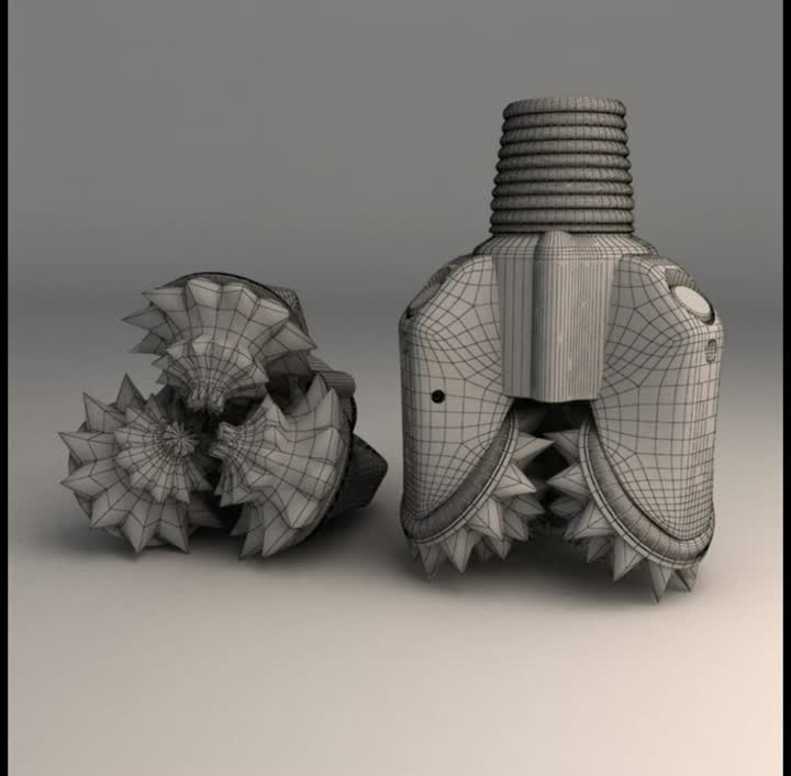 フライス歯ドリルビット