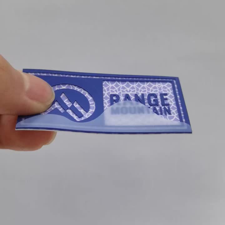 Produk Label Silikon Tekstur Berkualiti Tinggi