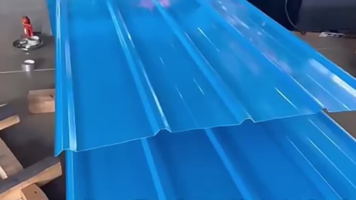 Farbbeschichtete Wellblech -Stahlplatte