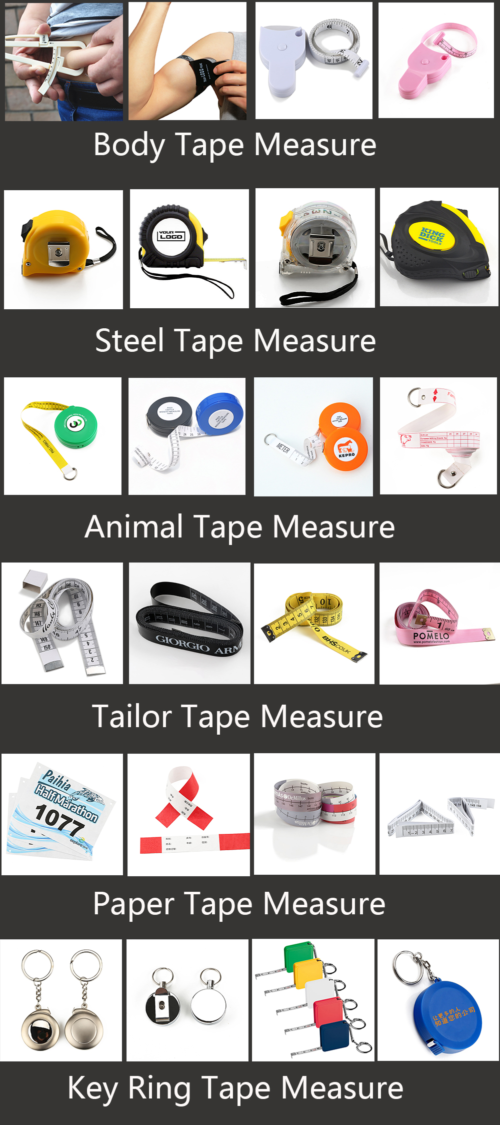 Luxurious Black Leather Tailor Measuring Logo Tape For Body ,Cloth Small Pocket Size Retractable Leather Tape Measure