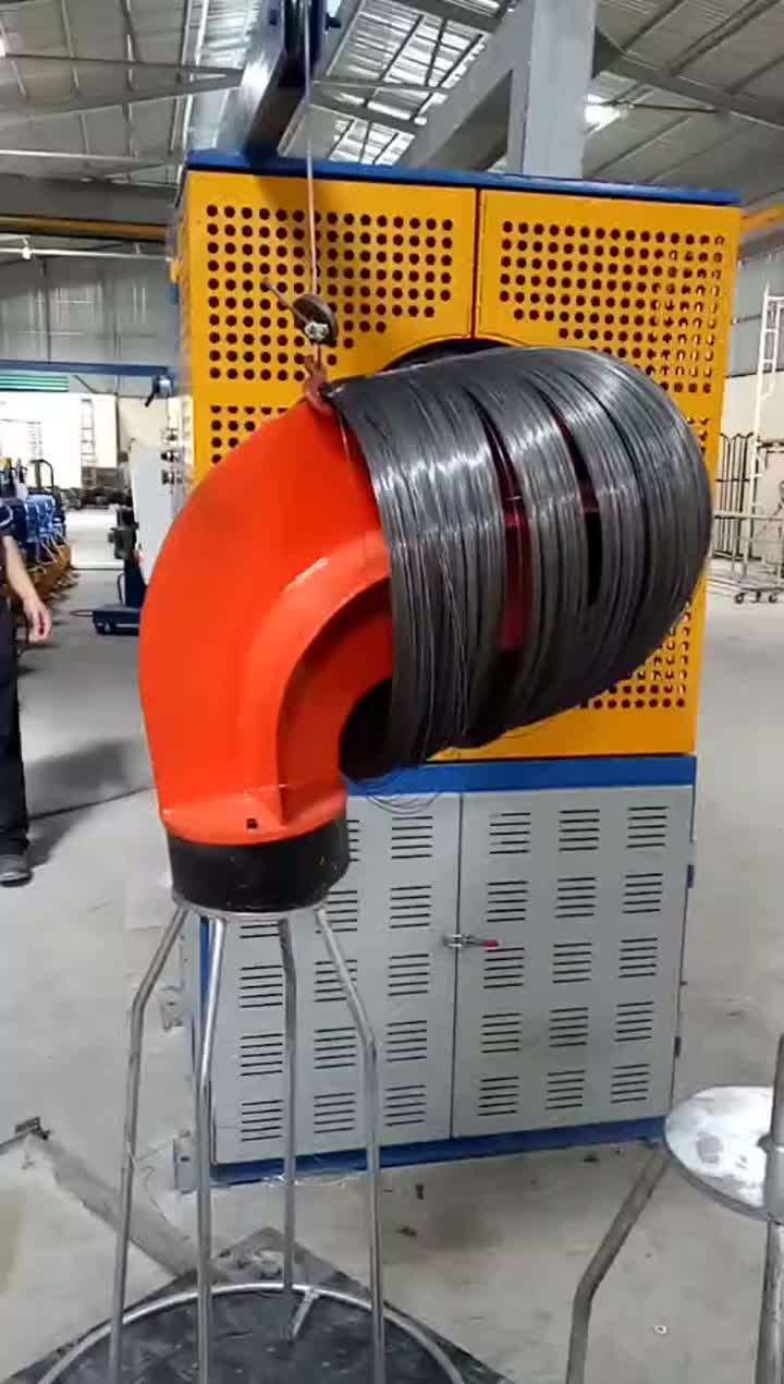 low carbon wire trunk take up machine