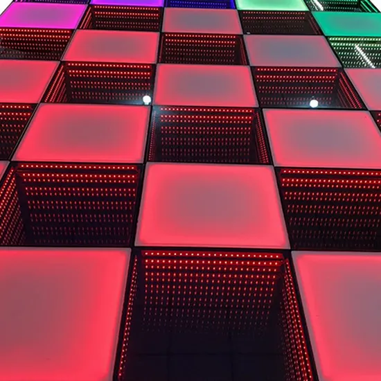 3D RGB Floor refletivo Tiles para boates e barras vibrantes1