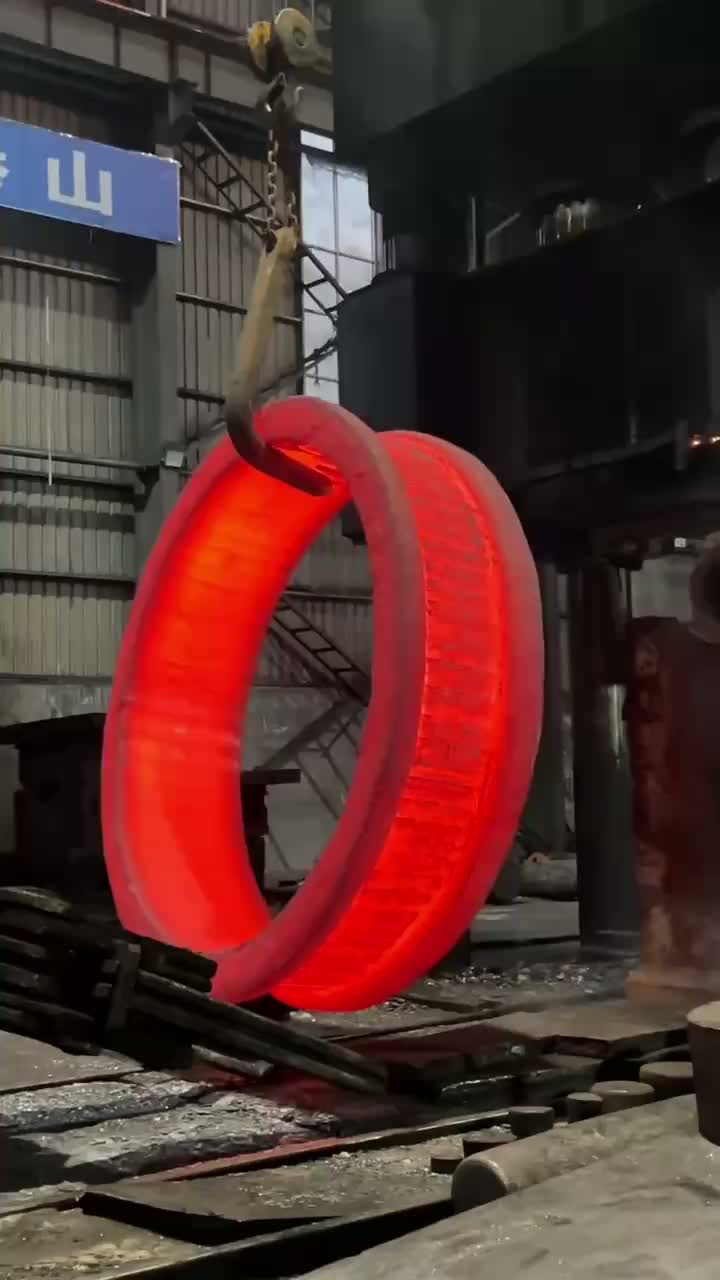 Hot Forging 1500mm Sae1045 Sae4340 Large Sized Steel Seamless Ring