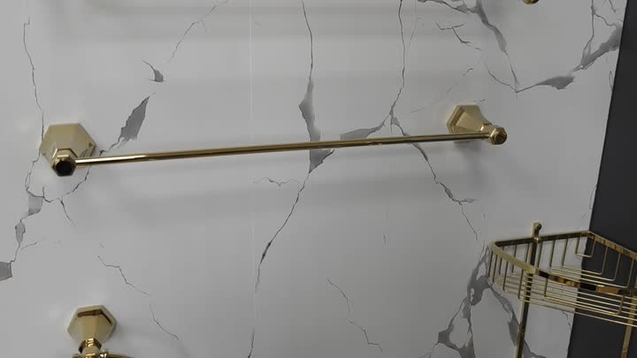 Gold Accessory Set-Towel rack