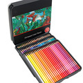 Tin Box 72 Color Oily Colored Soft Core Pencils1