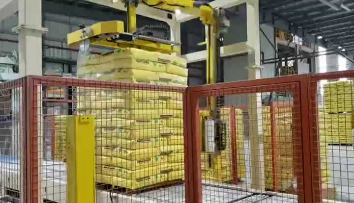 Полностью автоматическая упаковка и паллета System-1