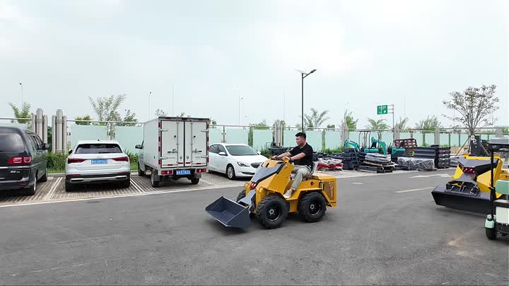 H-490S لودر انزلاقي التوجيه بعجلات