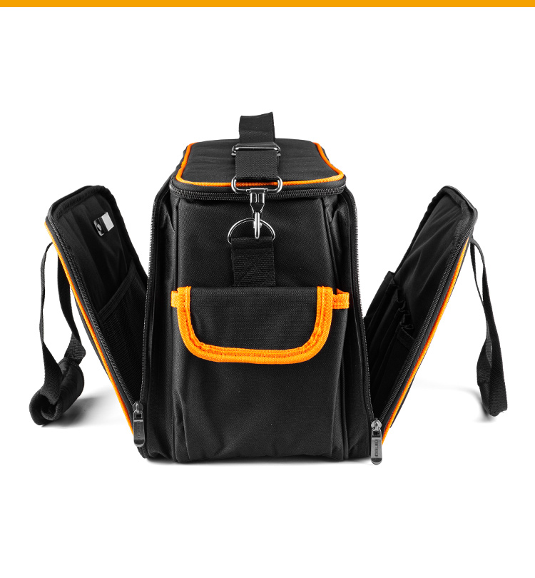 DINGQI portable 600D polyester wholesale custom professional tool storage bag tool bag tote bag