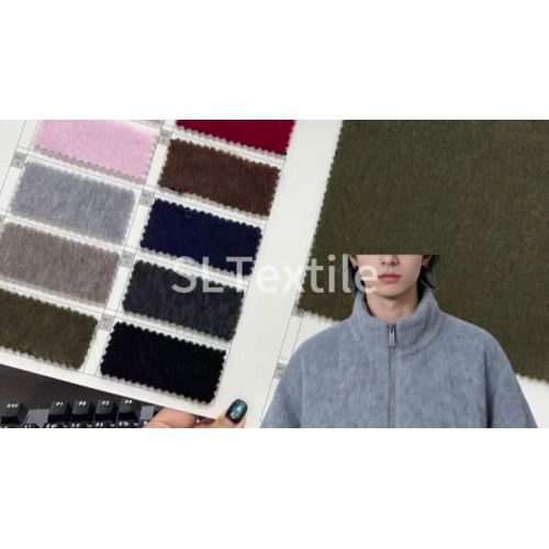 आउटवियर के लिए नया ब्रांड डिज़ाइन ऊनी कश्मीरी मिश्रण कपड़ा