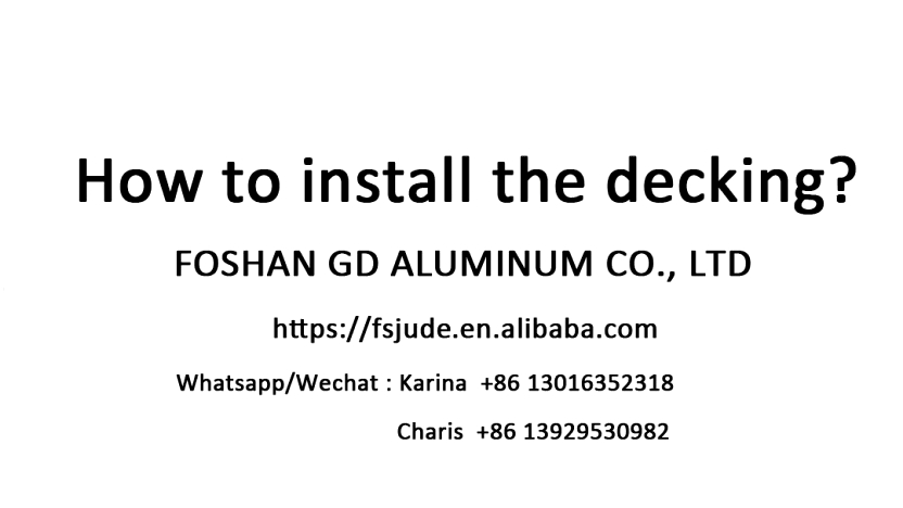 GD Aluminum Fireproof Fire Test-A2 Outdoor Terracce Al Aluminum Decking Floor1