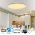 Modern Smart Home Office Indoor Round LED Ceiling Light with Sensor and Remote Control1