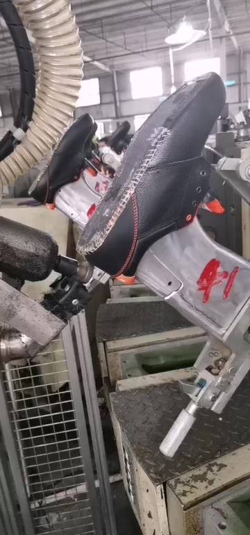 Roughen the leather
