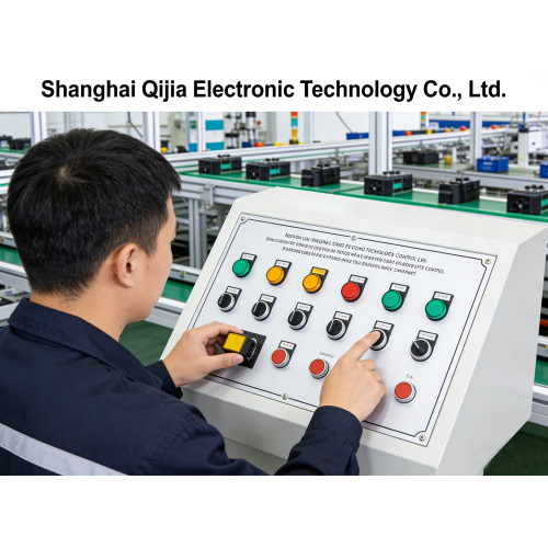 Interrupteurs à bouton-poussoir ronds et carrés multicolores