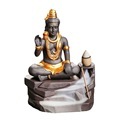 Creative Shiva Ceramic Backflow Incense Burner - Zen Buddha Statue Home Decoration1