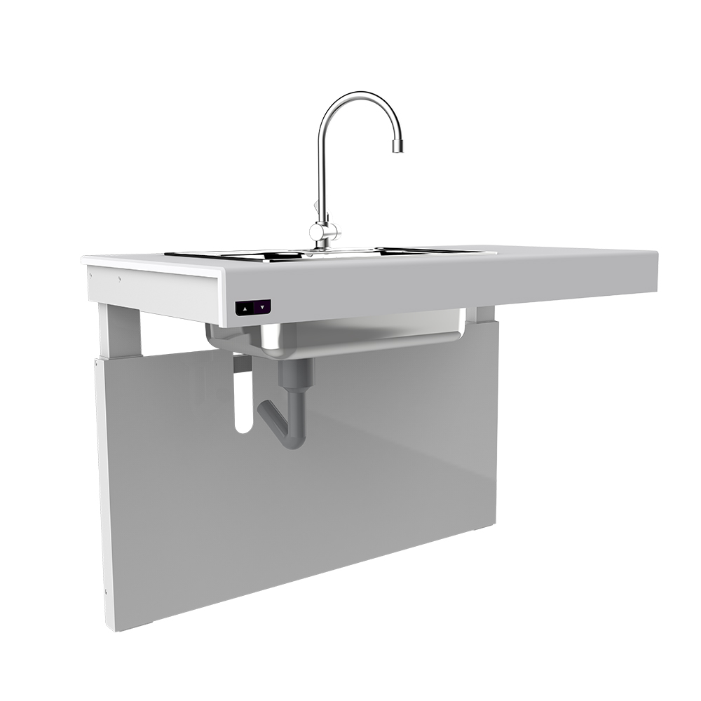 Height Adjustable Kitchen Sink