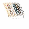 Exclusive Designer Square Mix Metal Acrylic Handles Bag Chains in Various Colors1
