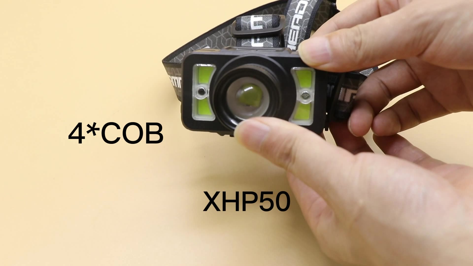 xhp50 4 cob Headlamp 6000LM  Body Motion Sensor USB Rechargeable Headlight white+red Mode Camping Flashlight Head Light Lamp1