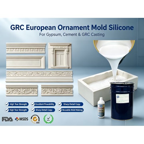 Condensation‑Cure Silicone VS Addition‑Cure Silicone for GRC Molds: Cost‑Performance Comparison for Architectural Decoration Industry