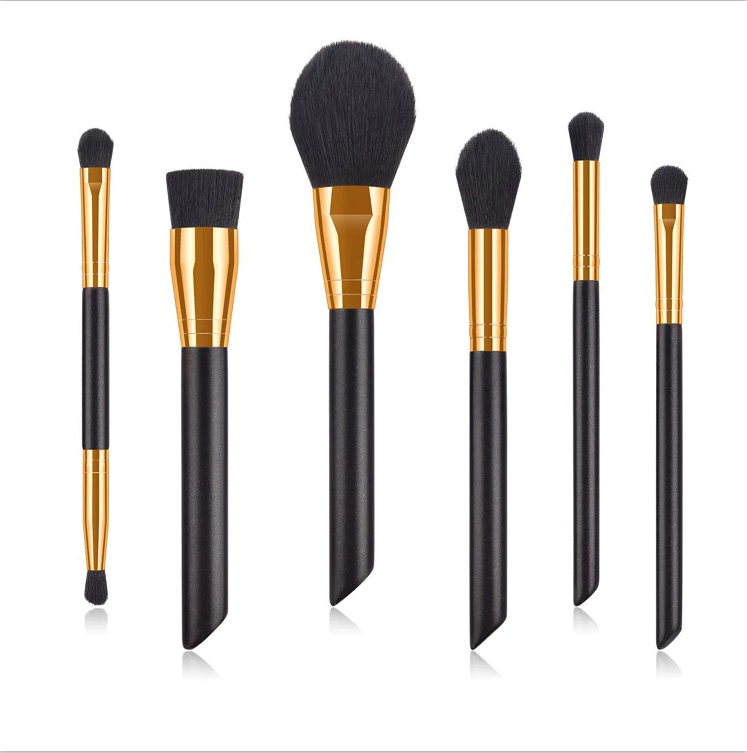 Black Color Makeup Brushes For Face