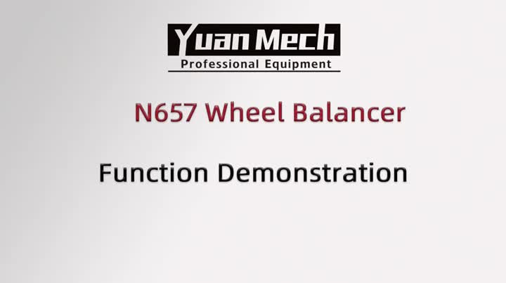 B657 wheel balancer operation video