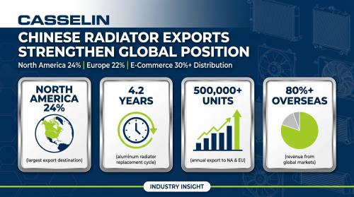 Chinese Radiator Exports Surge as North American and European Demand Remains Strong