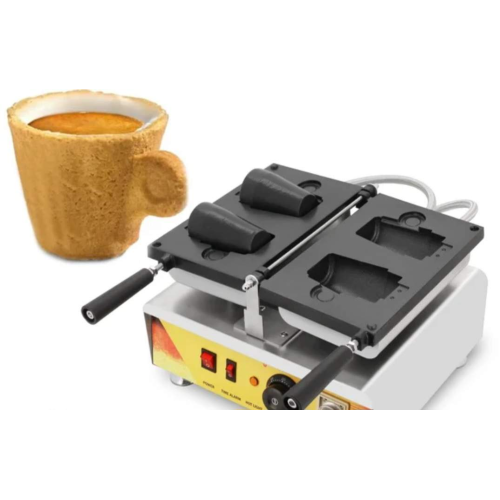 Koffiekopjesmaker met wafels