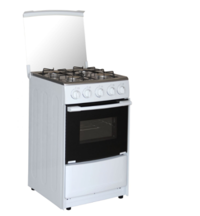 White Freestanding Electric Cleaning Oven