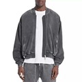 High Street Blank Slim Fit Tracksuit Zip Up Jacket Men 100% Cotton Designer Track Jackets1