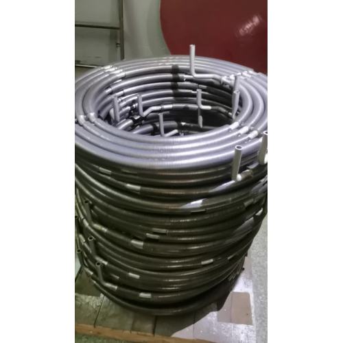 ASTM 304 316 bobinas con aletas de acero inoxidable