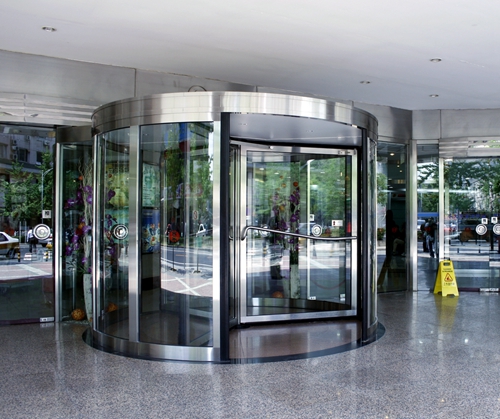 Automatic Revolving Door Testment