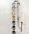 3 Inch SS Stainless Steel Moonshine Still Reflux Distillation Column1